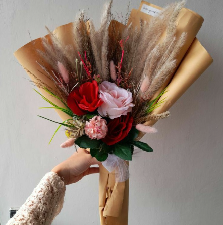 bouquet mix Mawar Artificial